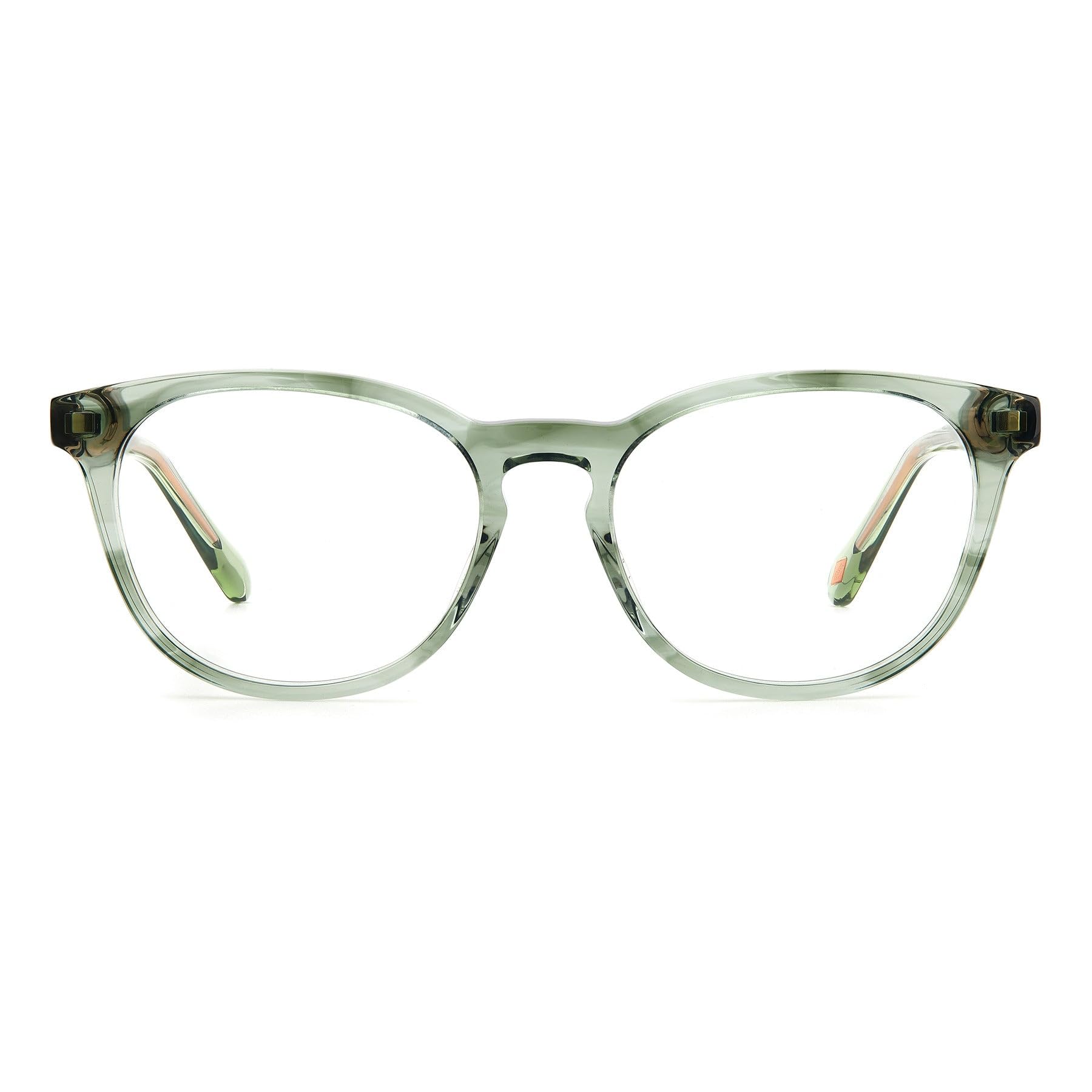 Fossil Brille mit Sehstärke für Damen optional mit Sonnenbrillentönung oder Blaulichtfilter, Quadratisch, gefertigt aus Acetat (inklusive Brillenetui)