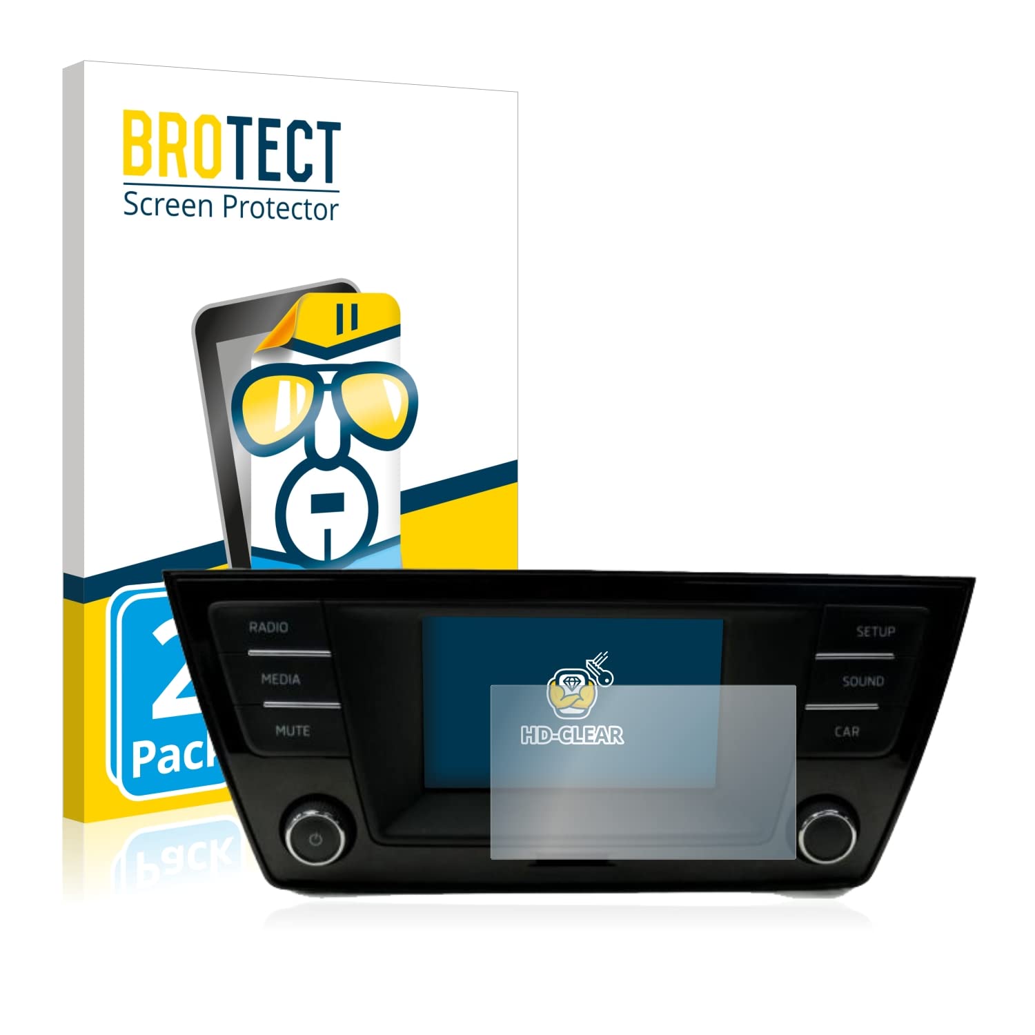 3x BROTECT Pellicola Protettiva Vetro Blindato Per Display Doro