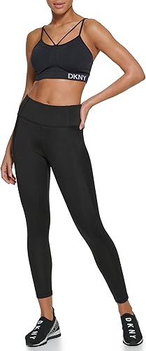 Miniatura 2 de DKNY Womens High Waisted Tummy Control Workout Leggings
