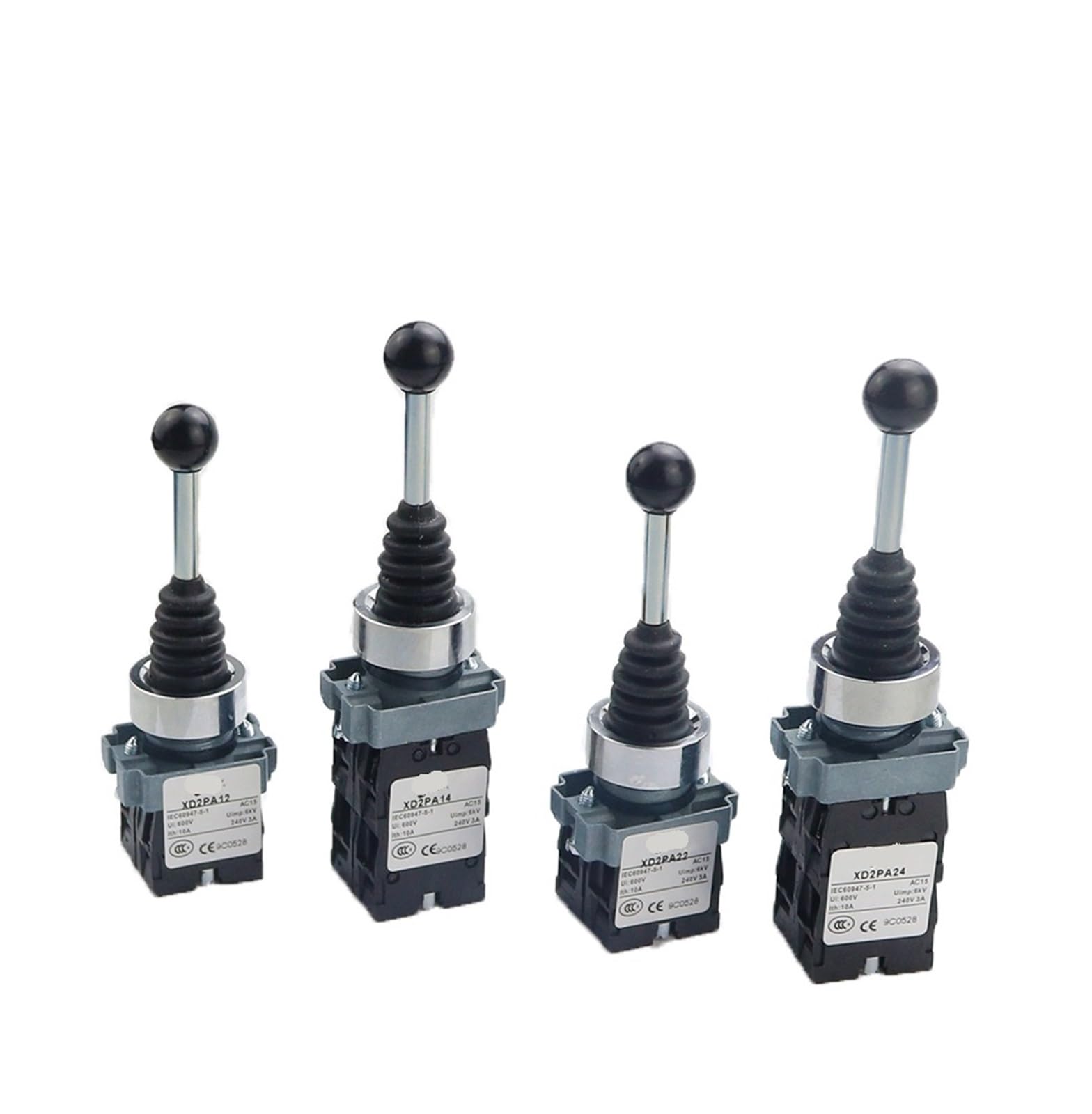 Interruptor basculante de 2 posiciones 2NO XD2PA12 evita fallos en paneles eléctricos 8