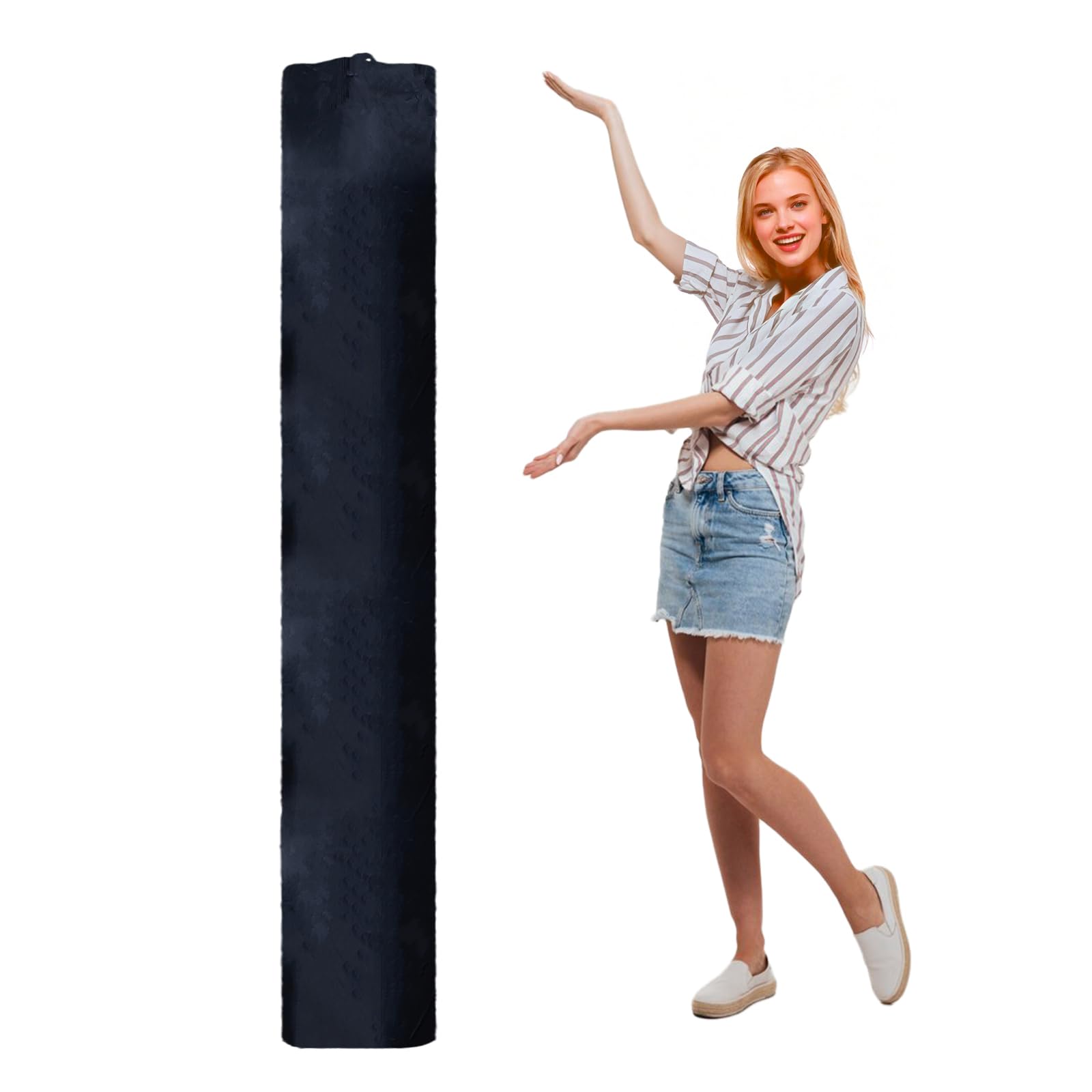 Sac de rangement pour tapis pour éviter les déchirures pochette tissu Oxford avec cordon 92x20