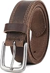 VATAN Ceintures en cuir véritable pour hommes tous les jours, 35mm Ceinture en cuir homme fait main avec boîte cadeau
