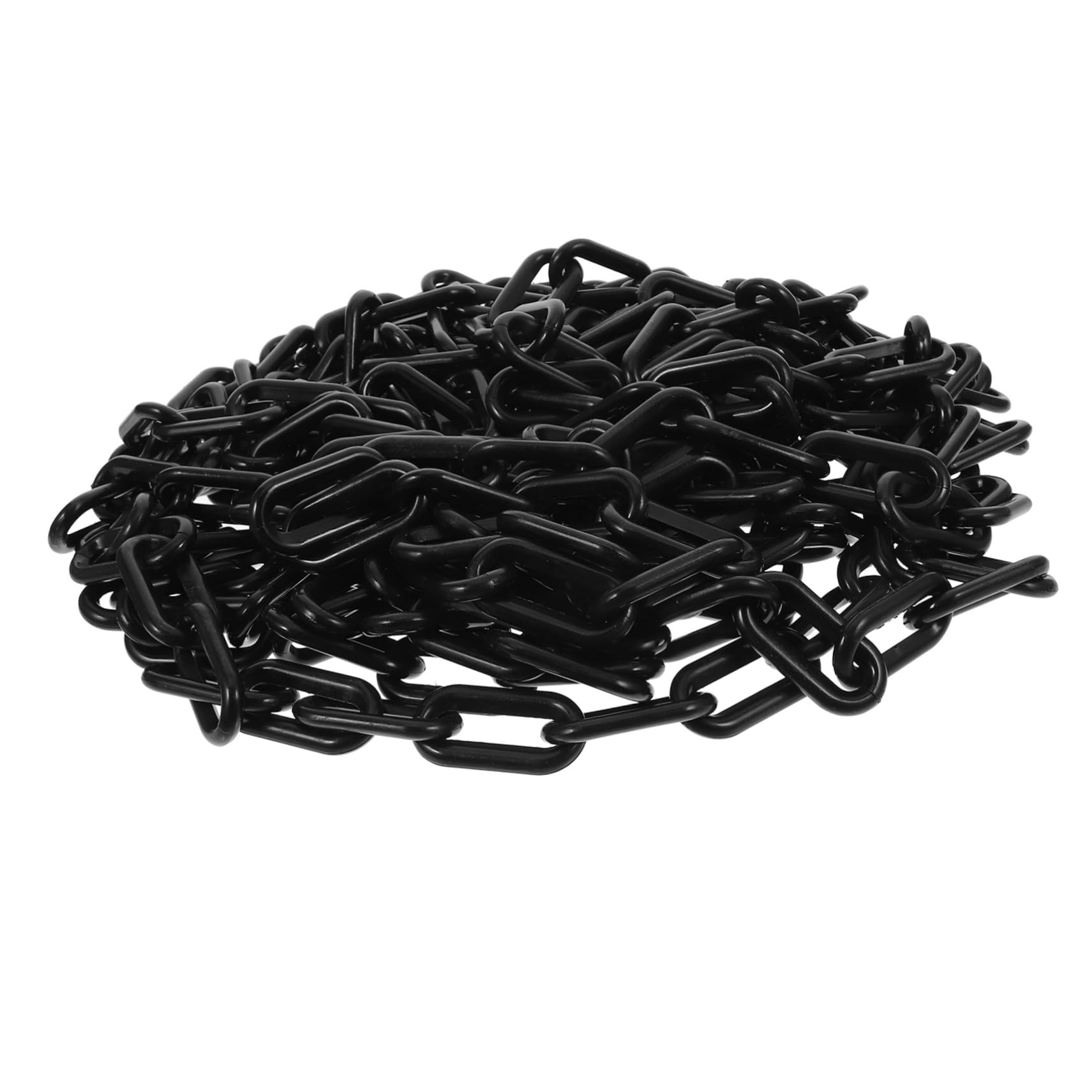 Unomor Adjustable Driveway Chain Barrier Plastic Link Chain Safety Barrier Parking Lot Barricade Link