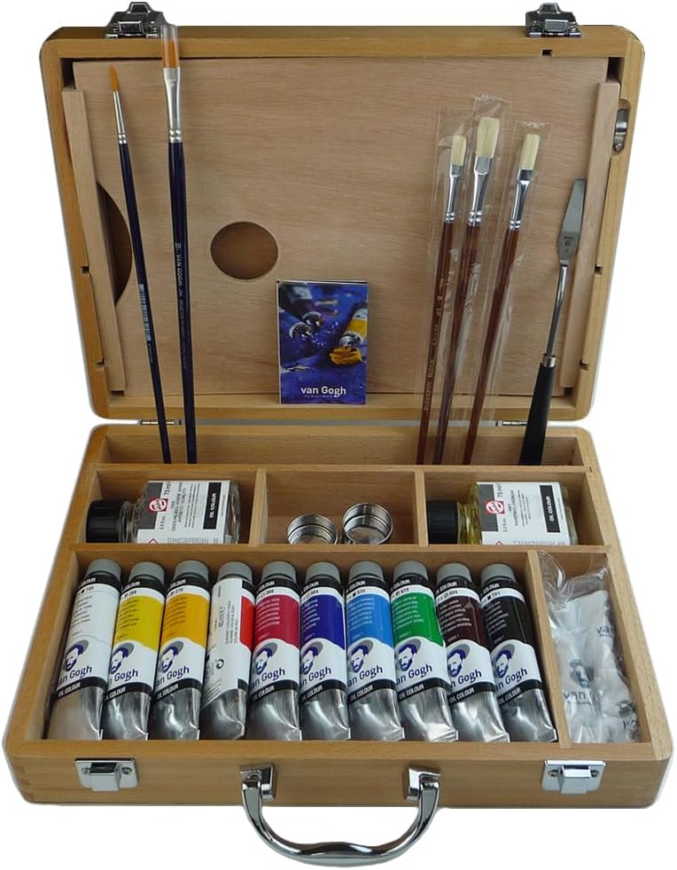 ターレンス van Gogh 油絵具セット 木箱 10色 オイルペイント ターレンス van Gogh 油絵具セット 木箱 10色 オイルペイント アート