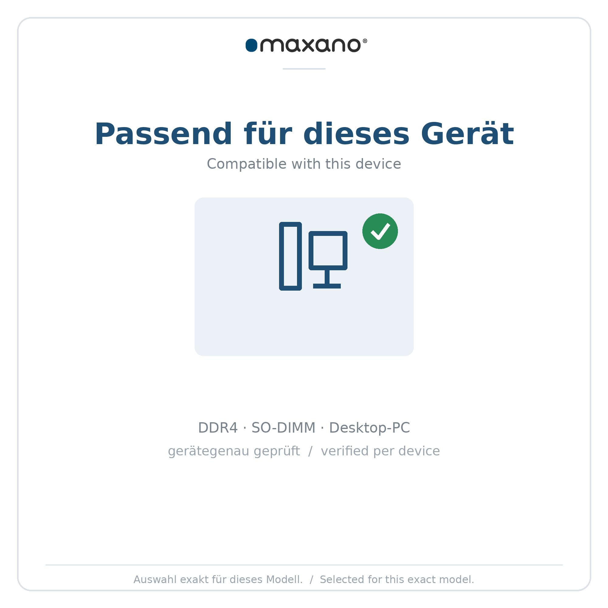 Maxano 32GB Kit (2x16GB) RAM kompatibel mit HP Pro Mini 400 G9 (DDR4 PC4-25600, SO-DIMM, Non-ECC)