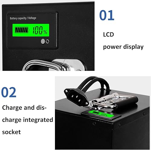 Miniatura 3 de Batería de motocicleta 72 V, 85 Ah, 75 Ah, 65 Ah, 55 Ah, 45 Ah, 35 Ah, 25 Ah, batería de litio de 72 voltios, paquete de batería para ciclomotor de