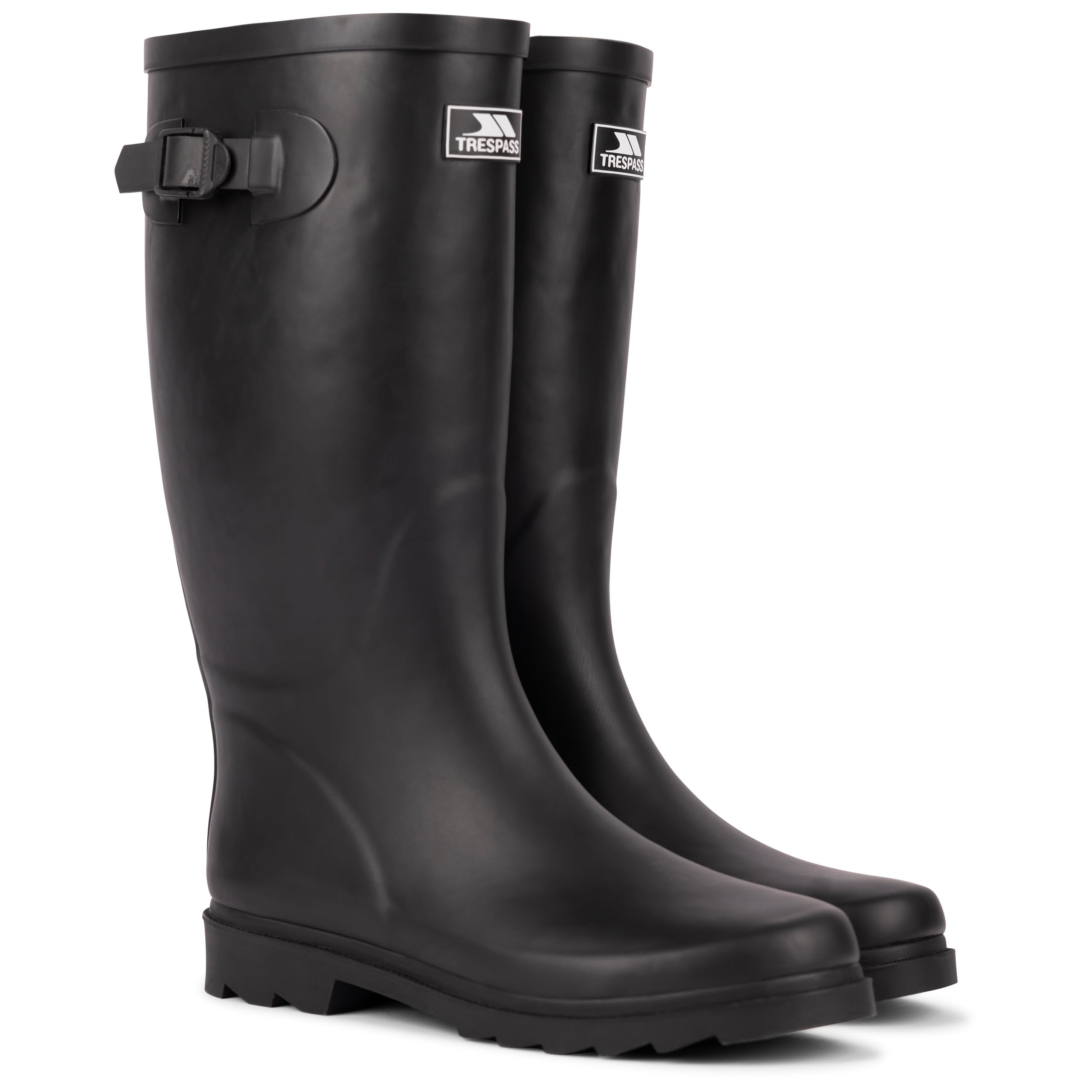 Trespass Mens Waterproof Wellies Rubber Wellington Boots Recon X