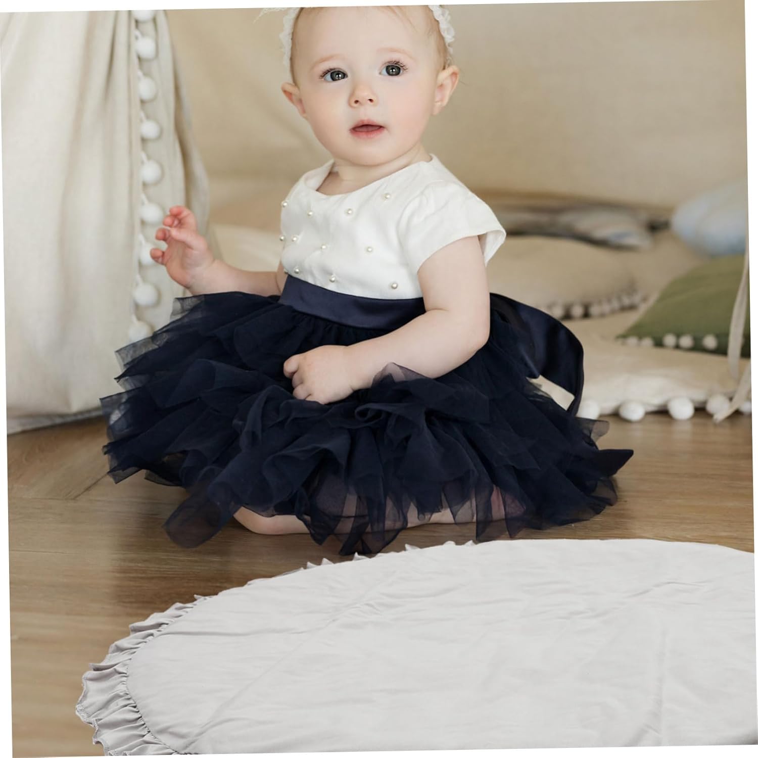 Garneck Boy Girl Crawling Carpet Boy Girl Playing Carpet Play Mat for Gym Nursery Gentle Material Crawling Mat