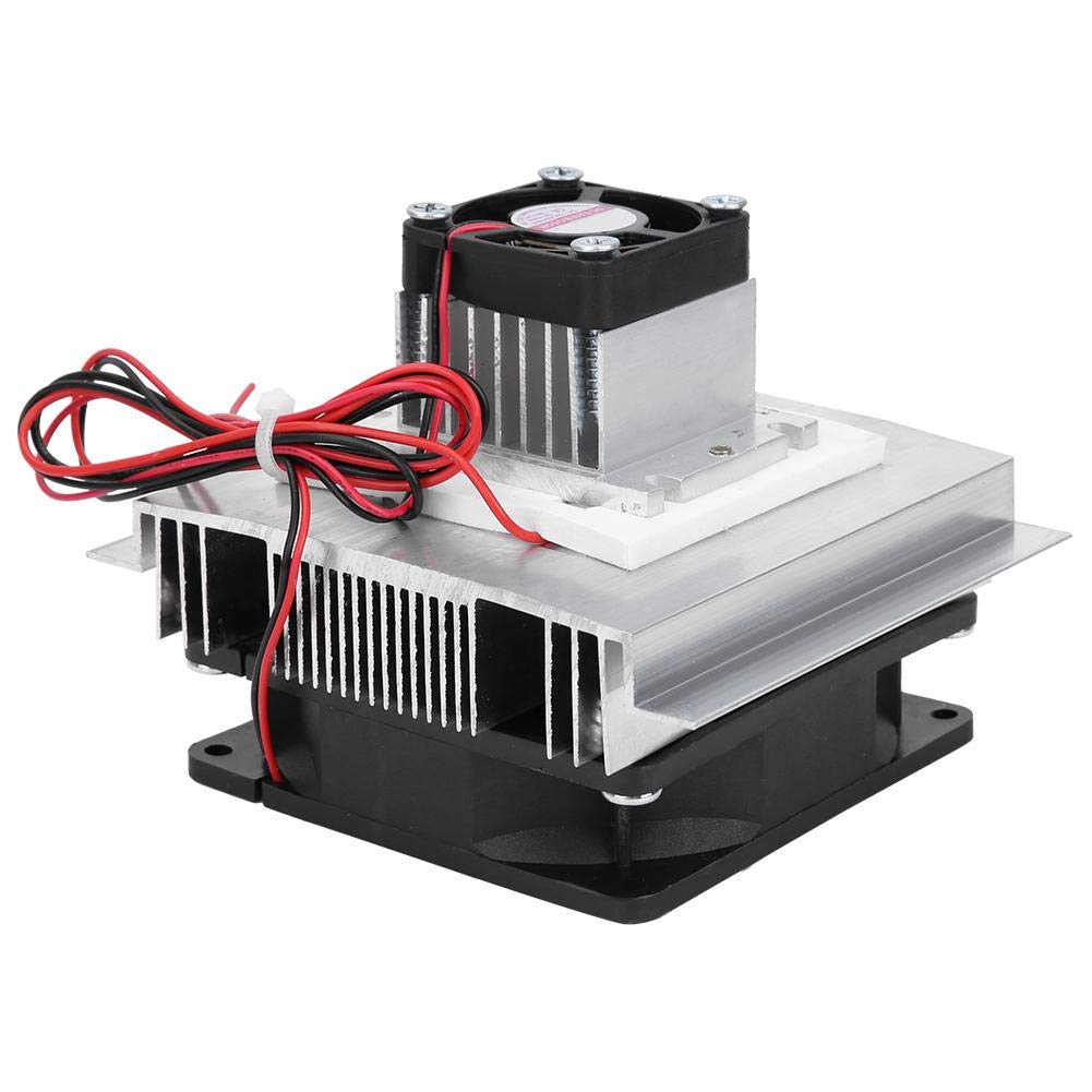 Module de refroidissement thermoélectrique Peltier 60 W XD-35 à refroidissement par air avec dissipateur thermique - Kit DIY pour petits espaces (With Cold End Fan)