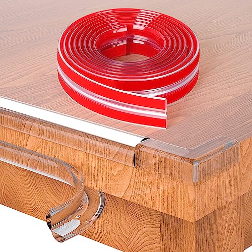 Image of Corner Protectors Baby Proofing,Clear Corner Protector,Soft Edge Protector 6.6ft(2M) Corner Guards Furniture Corner&Edge Safety Bumpers with Upgraded Strong Adhesive for Furniture&Sharp Corners