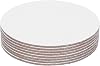 HEALLILY 8Pcs 10 Inch Round Canvas Painting Board Set for Artists White Circle Canvases for Oil Painting DIY Crafts and Art Projects