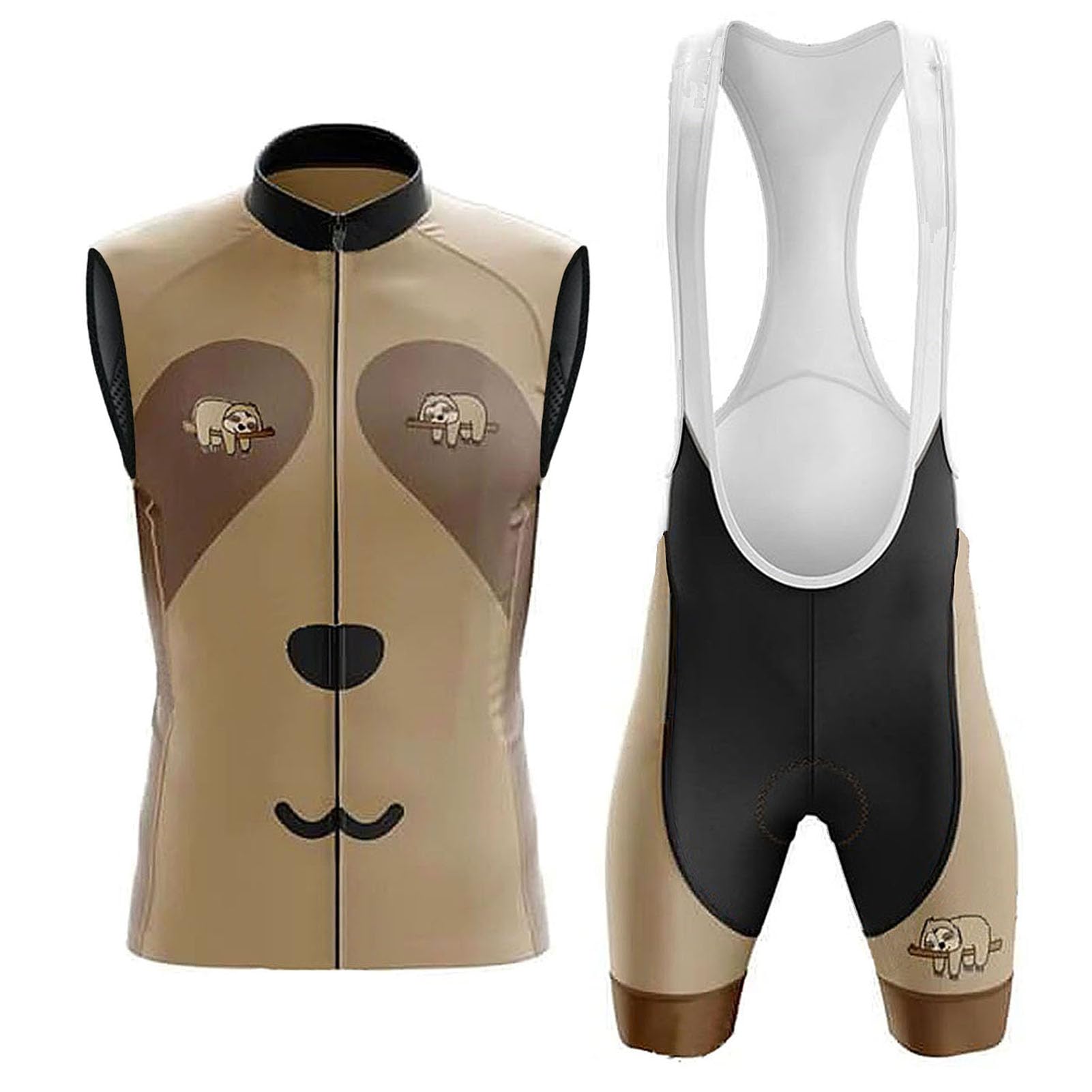 Conjunto Ciclismo Hombre Maillot Bici MTB Verano Ropa Ciclista Sin Mangas