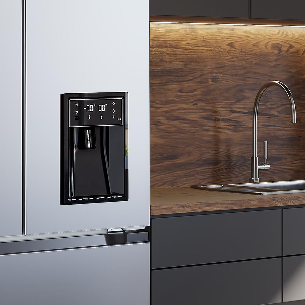 Cecotec Réfrigérateur Congélateur 4 Portes Française Bolero CoolMarket FD 436 WD Inox 436L Total No Frost