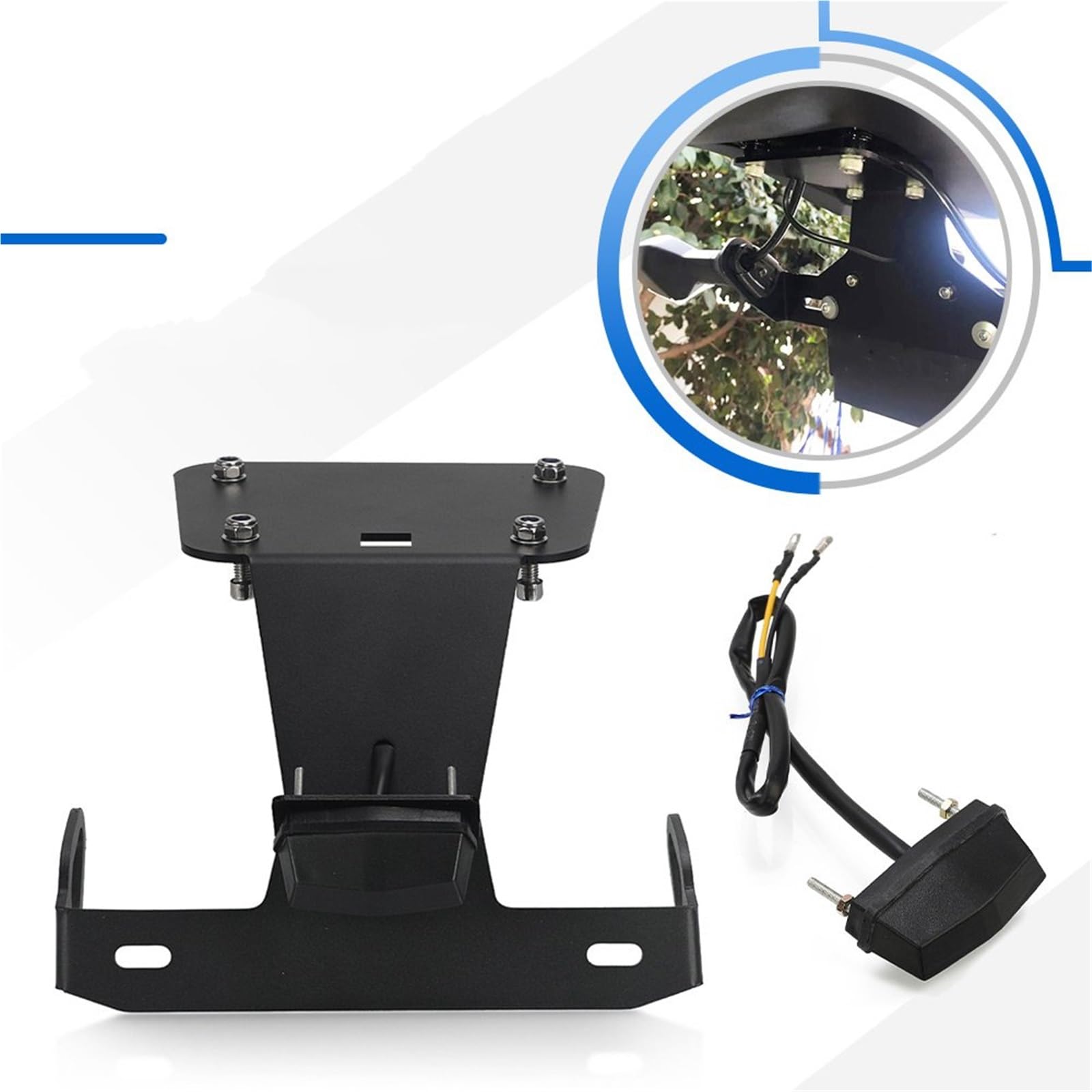 Portatarga Per Y&amaha YZF R3 R25 YZF-R3 YZF-R25 MT25 MT03 2015-2021 2022 2023 2024 - Eliminatore Di Parafango Posteriore