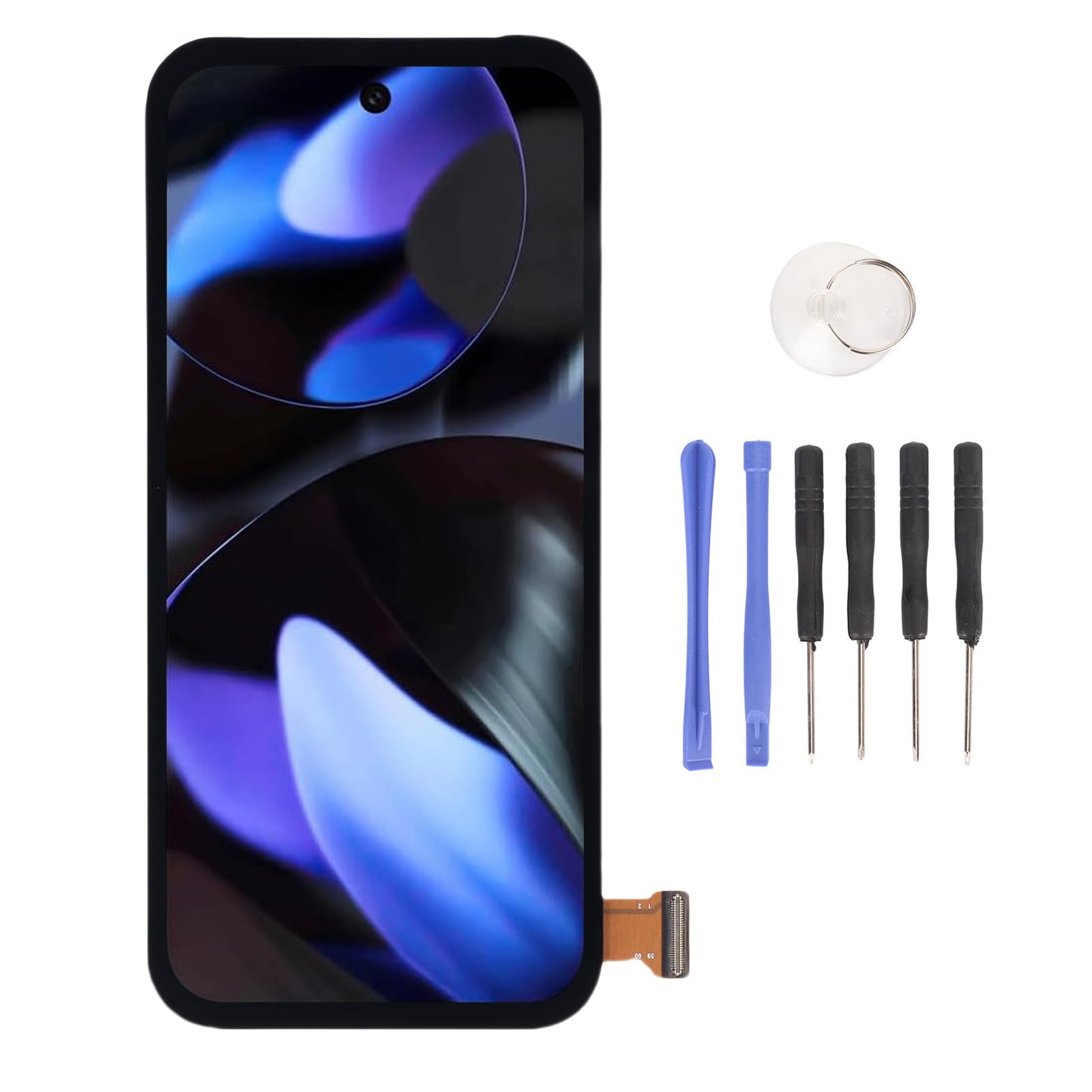 aqxreight Wyświetlacz LCD 3D Touch Digitizer Zamiennik dla G2YBB GUR25 G1B60 Telefon Komórkowy 6 3-calowy Ekran Organiczna Dioda Elektroluminescencyjna Wyświetlacz Diodowy Digitala LCD 3D Touch