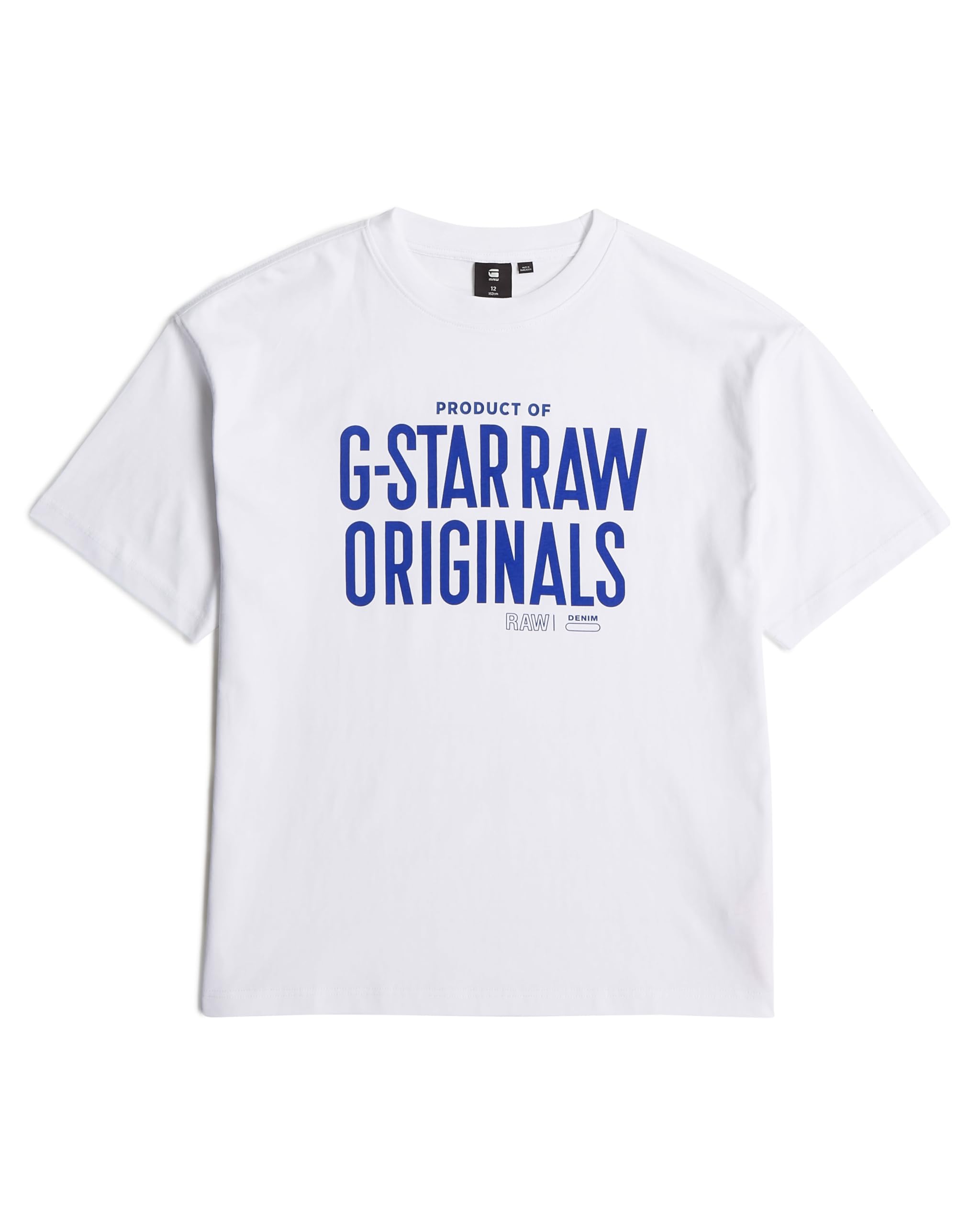 G-Star Boy's t-shirt ss boxy, White (white D25540-01-110), 6