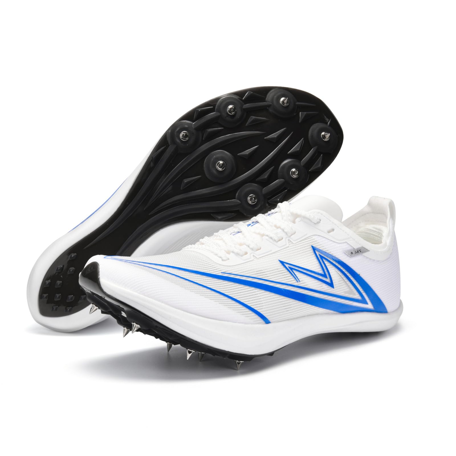 Sonic Cat Track and Field Shoes Men Women Spikes Sneakers Full-Length Carbon Plate Track Race Jumping Sneakers Professional Running Tarck Spikes Shoes