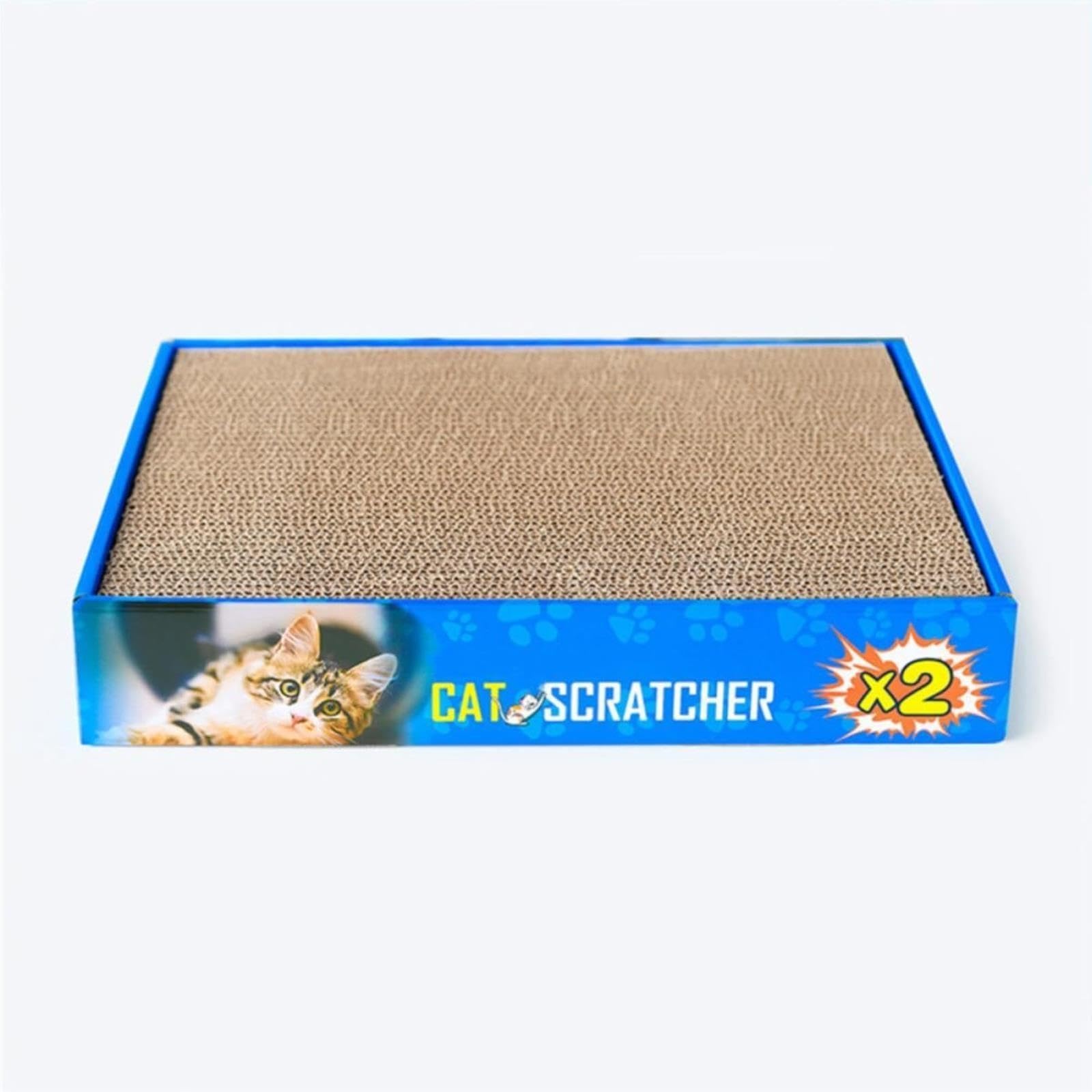 2-teiliges Katzenkratzbrett/Kratzbaum aus Wellpappe Katzen kratzbrett