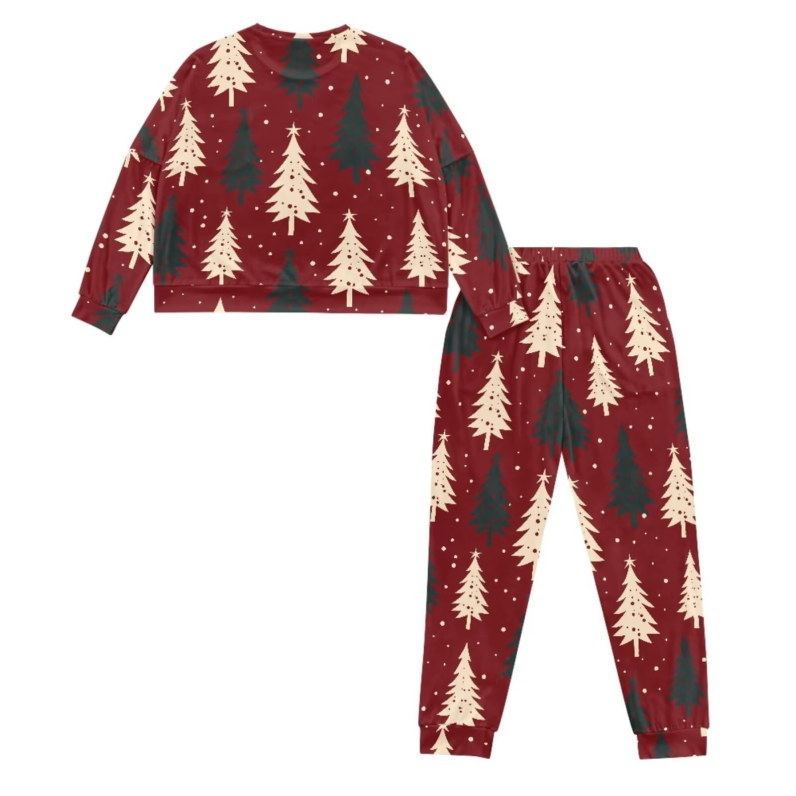 Conjunto de pijama para mujer, con cordón, camisa de manga larga y pantalones largos, suave, con bolsillos, tallas S-XXL