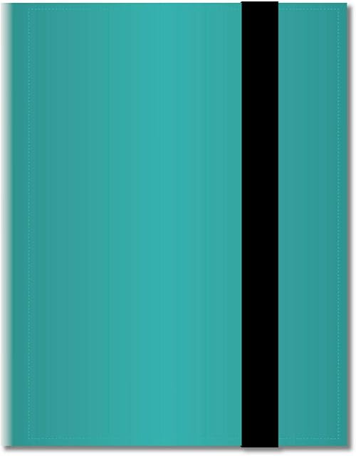 Arkero-G® 18-Pocket Pro Album - Aqua - 360 Card Binder - Scrapbook e.g. for MTG Magic, Pokemon, YuGiOh, Match Attax