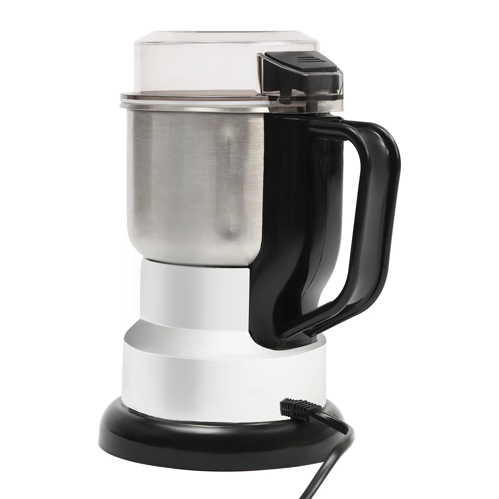 Macinacaffè Elettrico Portatile A Manovella, Regolabile, Per Viaggi E Campeggio, Macina Chicchi E Spezie, Nero, Senza Batterie