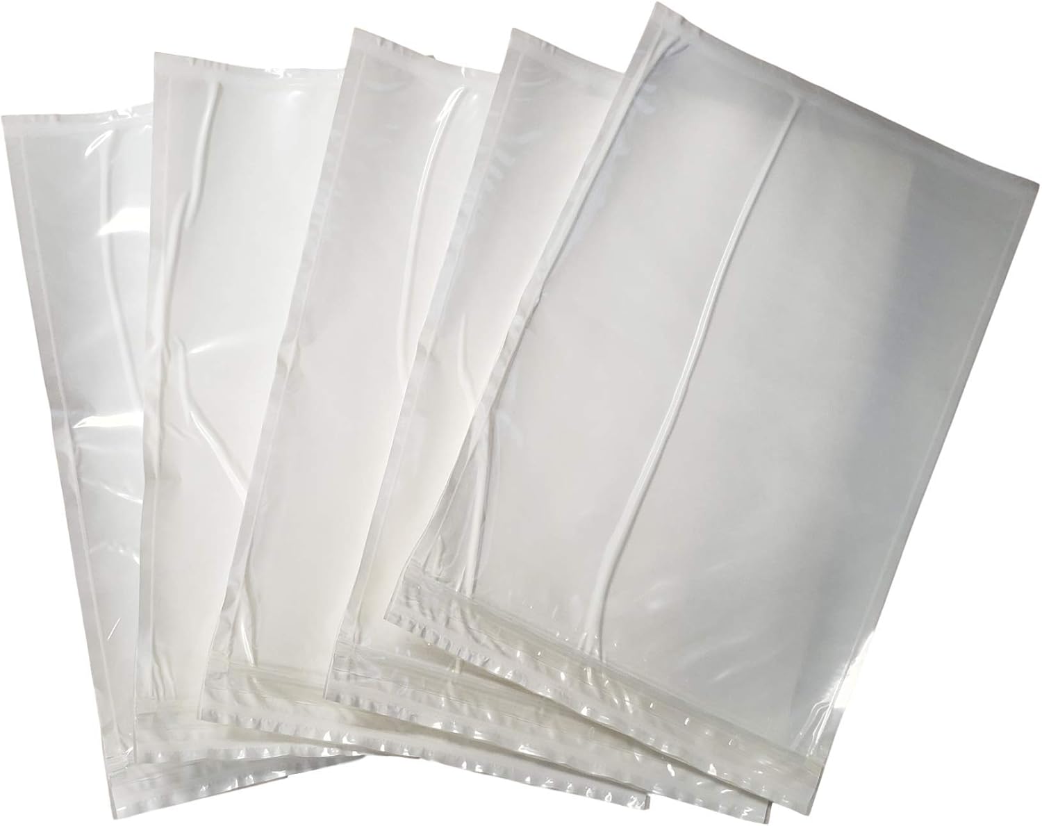 Clear Plastic Resealable Blank Envelope Pouch for Packing List - Return Label, Documents Keeps Paper Safe While Shipping Size 6” x 9” by MT Products (50 Pieces) : Office Products
