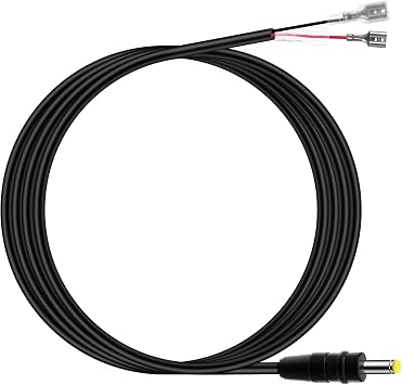 تريل كاميرا سلك الطاقة، 4.0 x1.7 mm العاصمة كابل الطاقة الخارجية متوافق مع Tactacam كشف X، XB، SK، Snyper كاميرات، 4.0 x1.7 mm DC التوصيل تريل لعبة الكاميرا