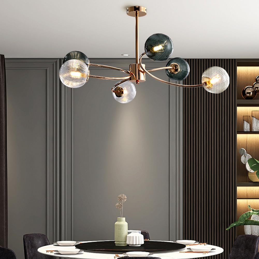 Lustre moderne pour salle à manger et salon style du milieu du siècle