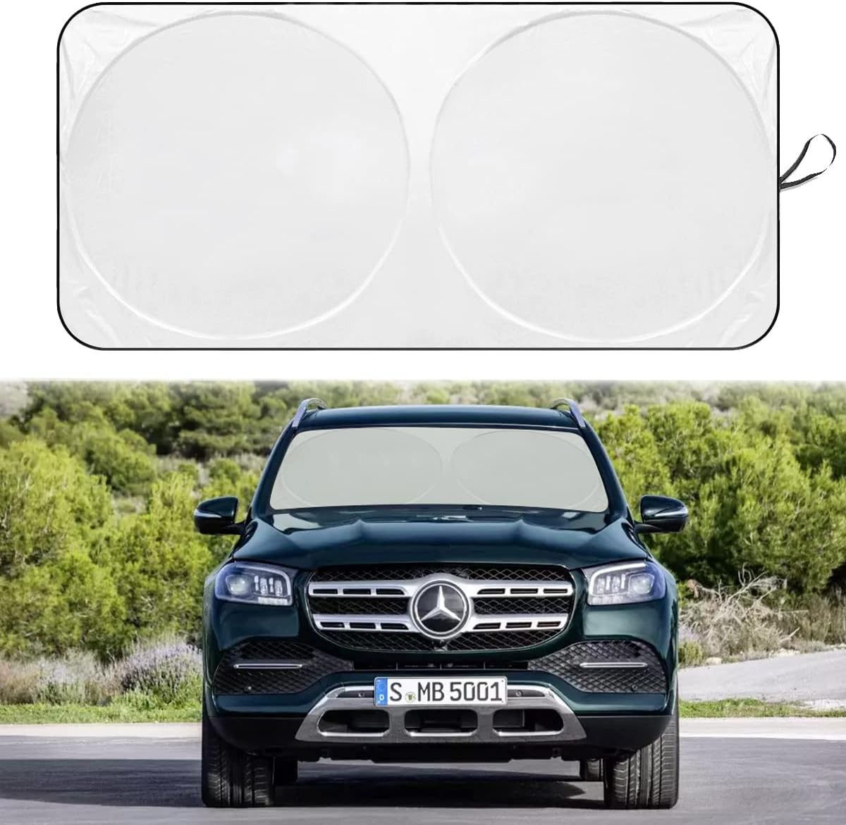 GZSH Windshield Sun Shade Car Front Window Sunshade