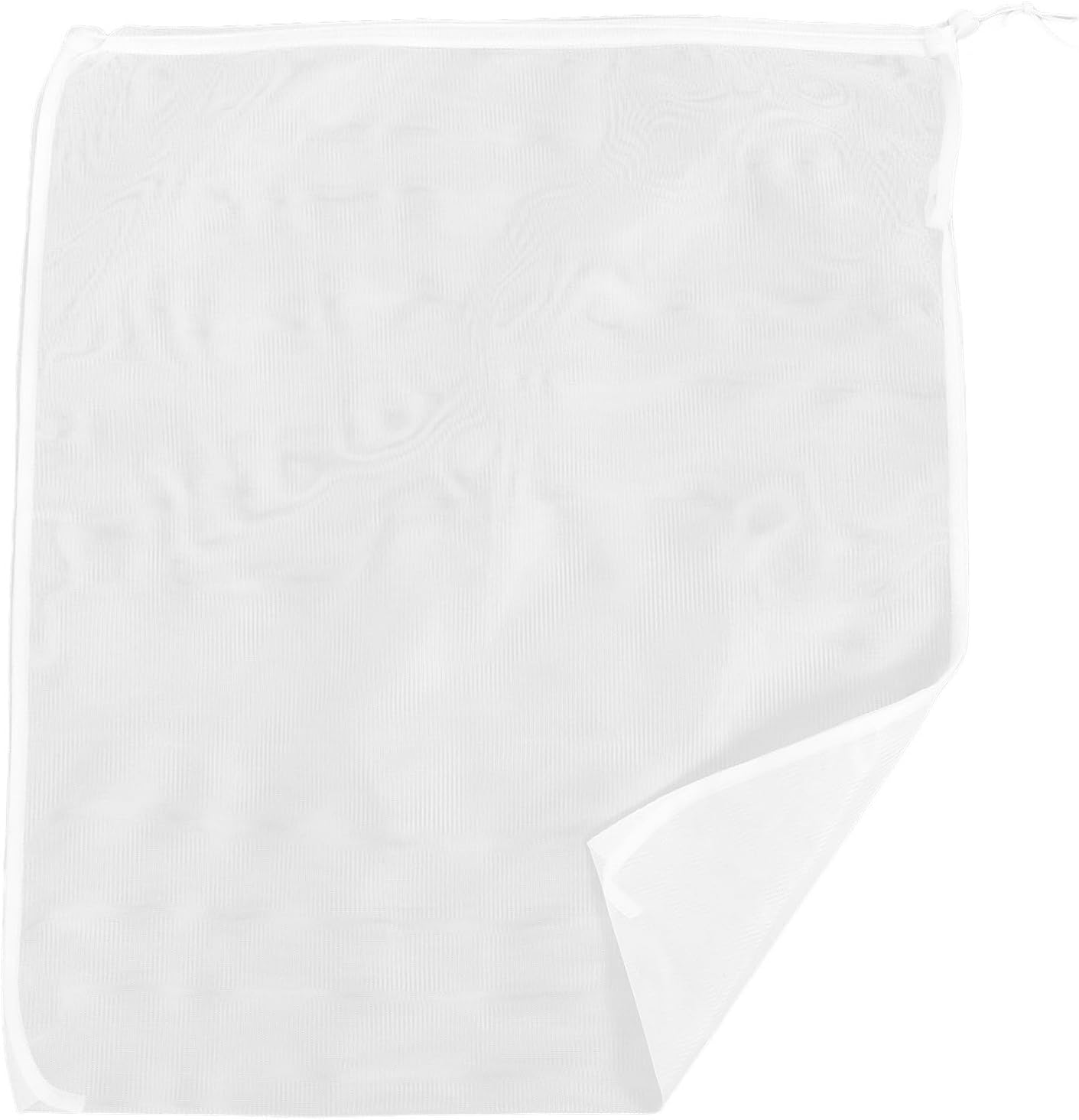 Healifty Wine Brewing Strainer Bag Large Mesh Food Strainer 26x22 Inch Reusable Drawstring Filter Bag for Home Brewing Juice and Beer Filtration