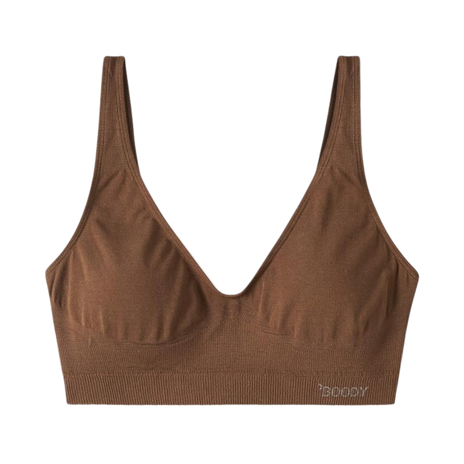 Boody Women's Seamless Bralette - Wireless Shaper Bra for Light Support, Soft & Breathable Crop Top Underwear, Bamboo Viscose