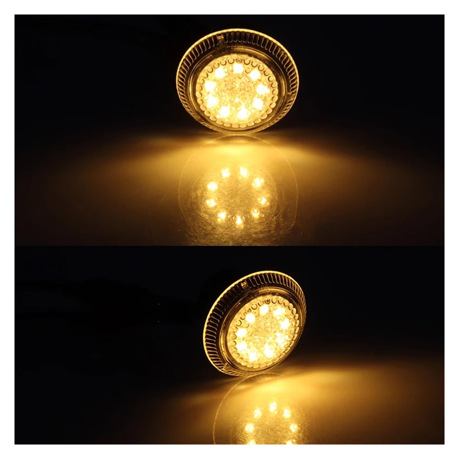 Indicatore Segnale Per Ford Per Transit 2010-2021 Paraurti Anteriore Indicatore Direzione Lampada 2 Pezzi Ambra Giallo T10 12V Luci Posizione Laterali A LED luce Indicatore Direzione