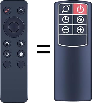 New Heatar Remote Control Replacement Fit for Lasko CT22445-1 CW210 CT24362 Oscillating Bladeless Ceramic Tower Space Heaters