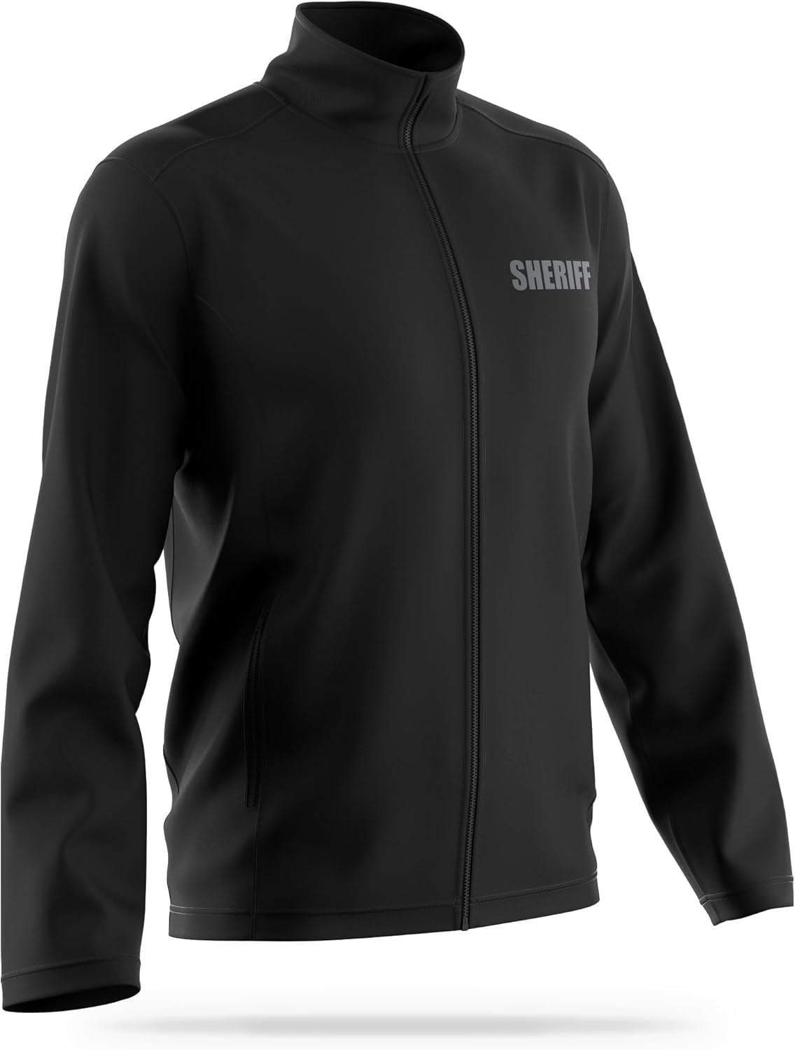 Sheriff Soft Shell Jacket - USA Patriotic Apparel - Poly & Spandex Blend for Odor Free & Moisture-Wicking Comfort
