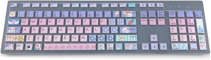 Protector de teclado para Dell KM636 y Optiplex Cute Bunny miniatura 5