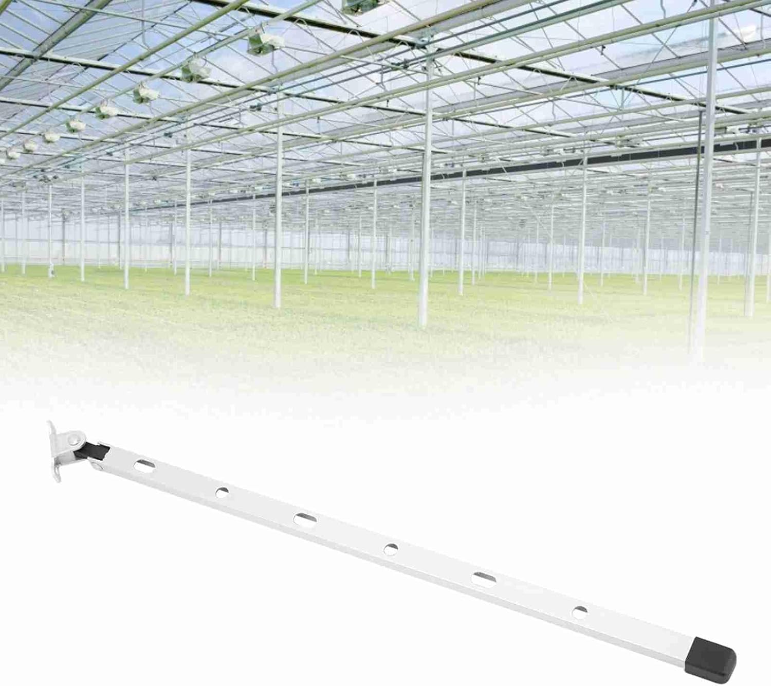 Manual Aluminum Greenhouse Window Opener Kit - Durable Roof Vent Stay with Stainless Hardware & Universal Fit 5 61b5cRH4ESL. AC SL1500