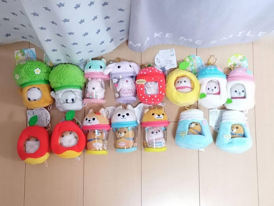 Amazon | アミュキャランド マスコット入りポーチ ぬいぐるみ