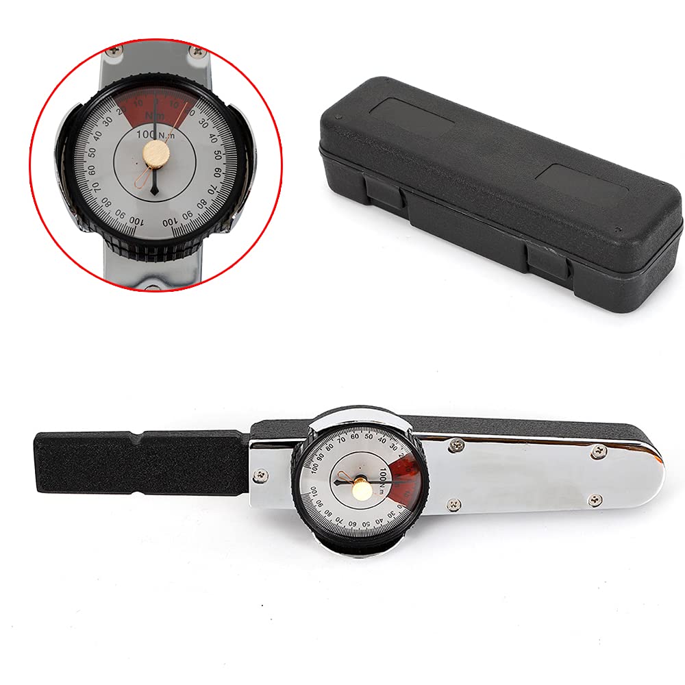 Llave Dinamométrica Indicadora 0-100 N.m – Medidor De Par Con Esfera, Ideal Para Mecánica