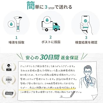 【新品未開封】ジェノプラン遺伝子検査キット ジェノプラン Genoplan 福岡市の検査施設で実施されるジェノプラン遺伝子検査キット