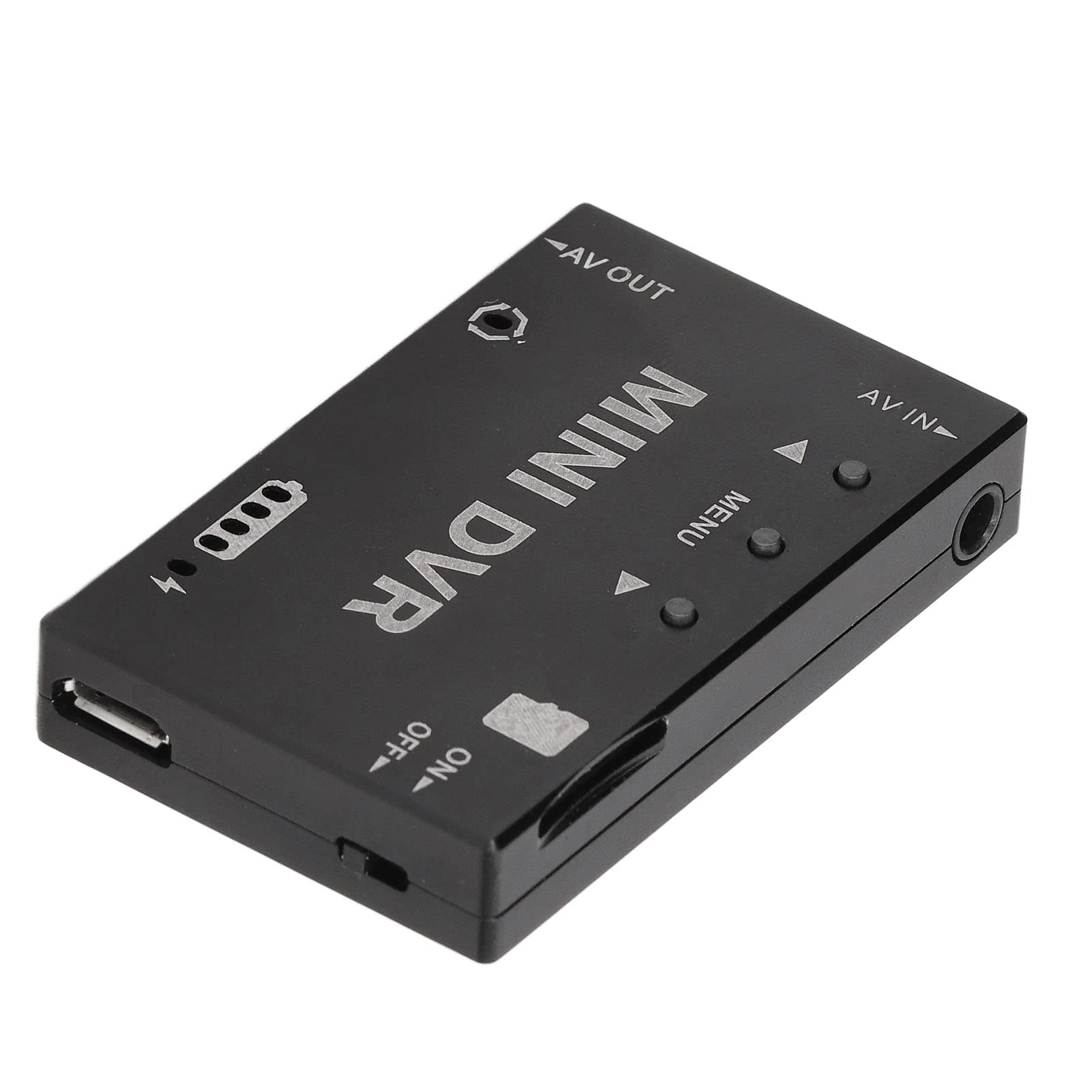 VGEBY Mini-FPV-DVR moduł NTSC-PAL-przełączany z wbudowanym akumulatorem - rejestrator wideo audio do modeli RC