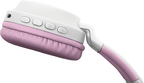 Miniatura 5 de Lexibook - Auriculares inalámbricos recargables 2 en 1 con luces - Sonido estéreo, inalámbrico con cable, plegable, ajustable, luces LED - HPBTKT