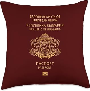 Bulgaria,Bulgarian,Bulgaria passport,Bulgaria flag. Throw Pillow