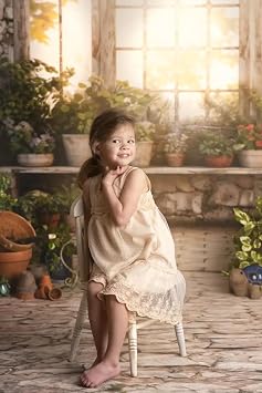 Spring Backdrops Kate Photography Backdrops Green Spring Plants Backdrops, 7x5ft
