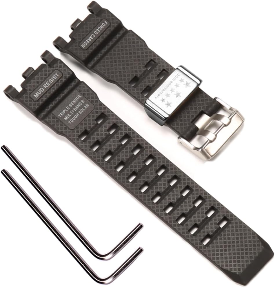 Resin Watch Strap Compatible with Casio G-shock GWG-2000 Mudmaster Men's Waterproof Replacement Bracelet Watchband