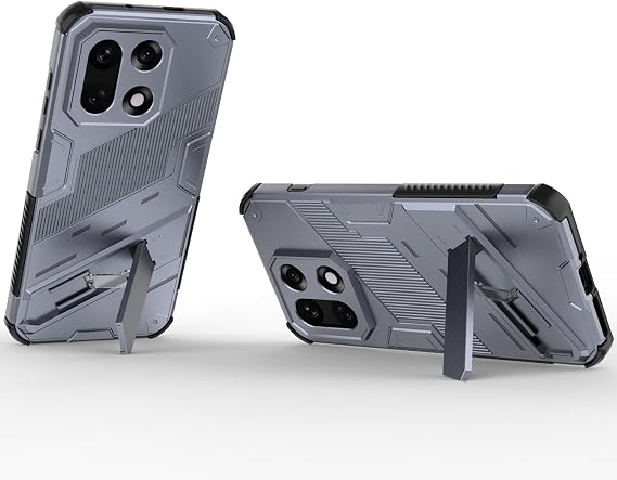 Phone Case for OnePlus 15, Two-Layered Protection Hard Shell Case with Integrated Two-Way Kickstand