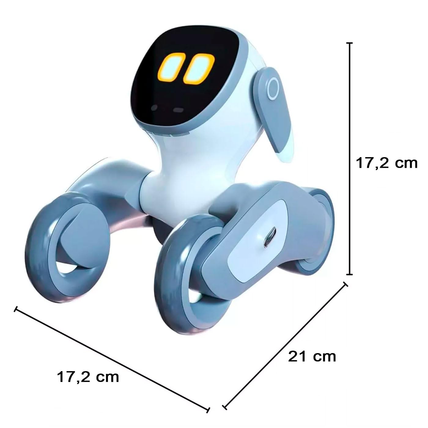 Loona - Mascota Robot Inteligente Interactiva con IA - Perro Robótico con ChatGPT y Control por Voz, Cámara HD, Navegación Autónoma, Monitor de Hogar 24/7, Juguete Tecnológico para Niños y Adultos