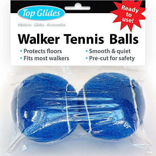Top Glides Precut Walker Tennis Ball Glides (Dark Blue) #TOP4