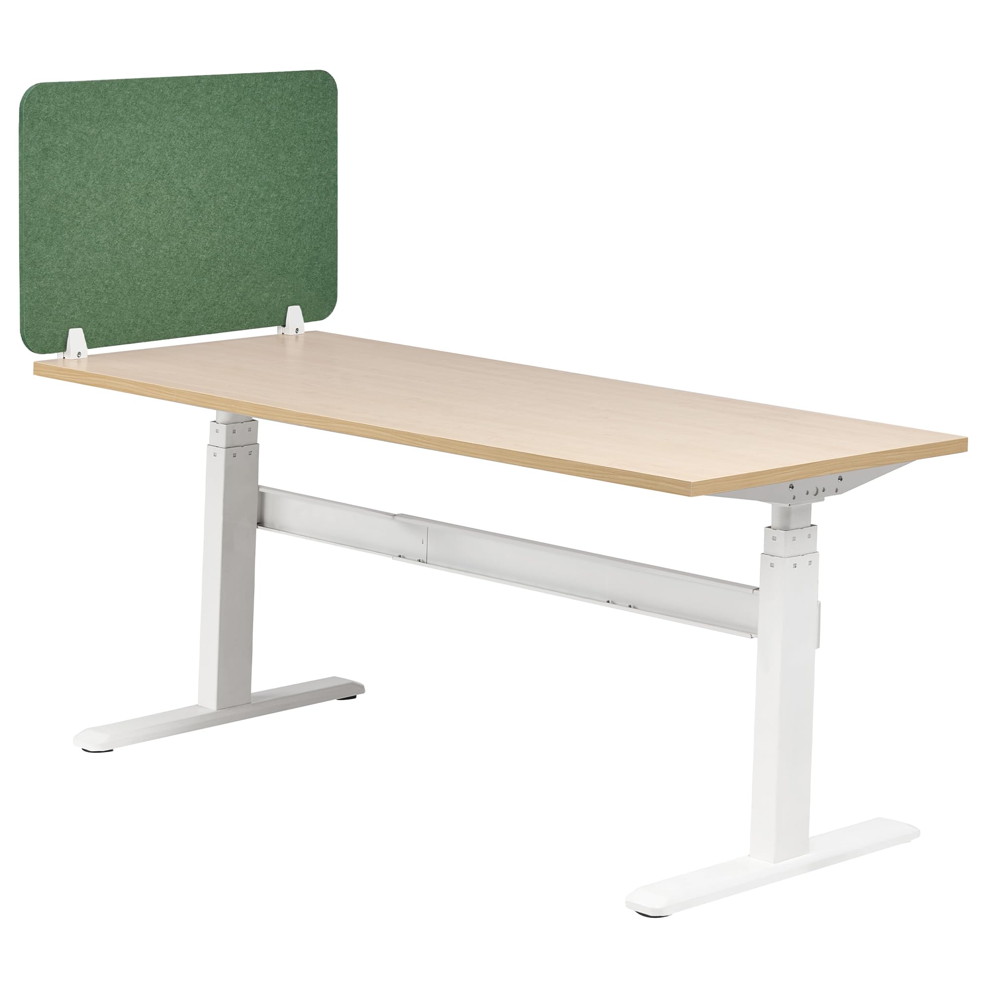 Schreibtisch Trennwand Akustik Polster grün 80 x 50 cm Schallschutz Split