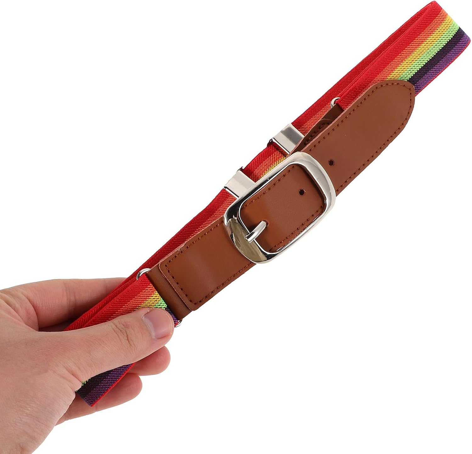 Belt for Elastic Design with Striped Adjustable Sports Running Baseball