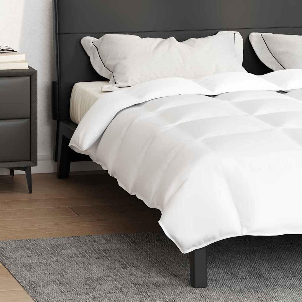 Kołdra 200 x 200 cm, biała, oddychająca kołdra z wypełnieniem z pierza